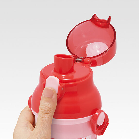 Hello Kitty Antibacterial, dishwasher safe, direct-drinking plastic one-touch bottle