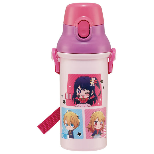 Oshi no Ko Antibacterial, dishwasher safe, direct drinking plastic one-touch bottle