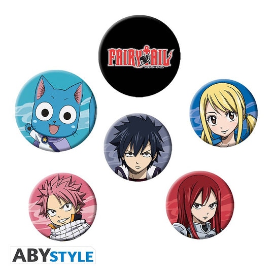 FAIRY TAIL - Badge Pack - Characters