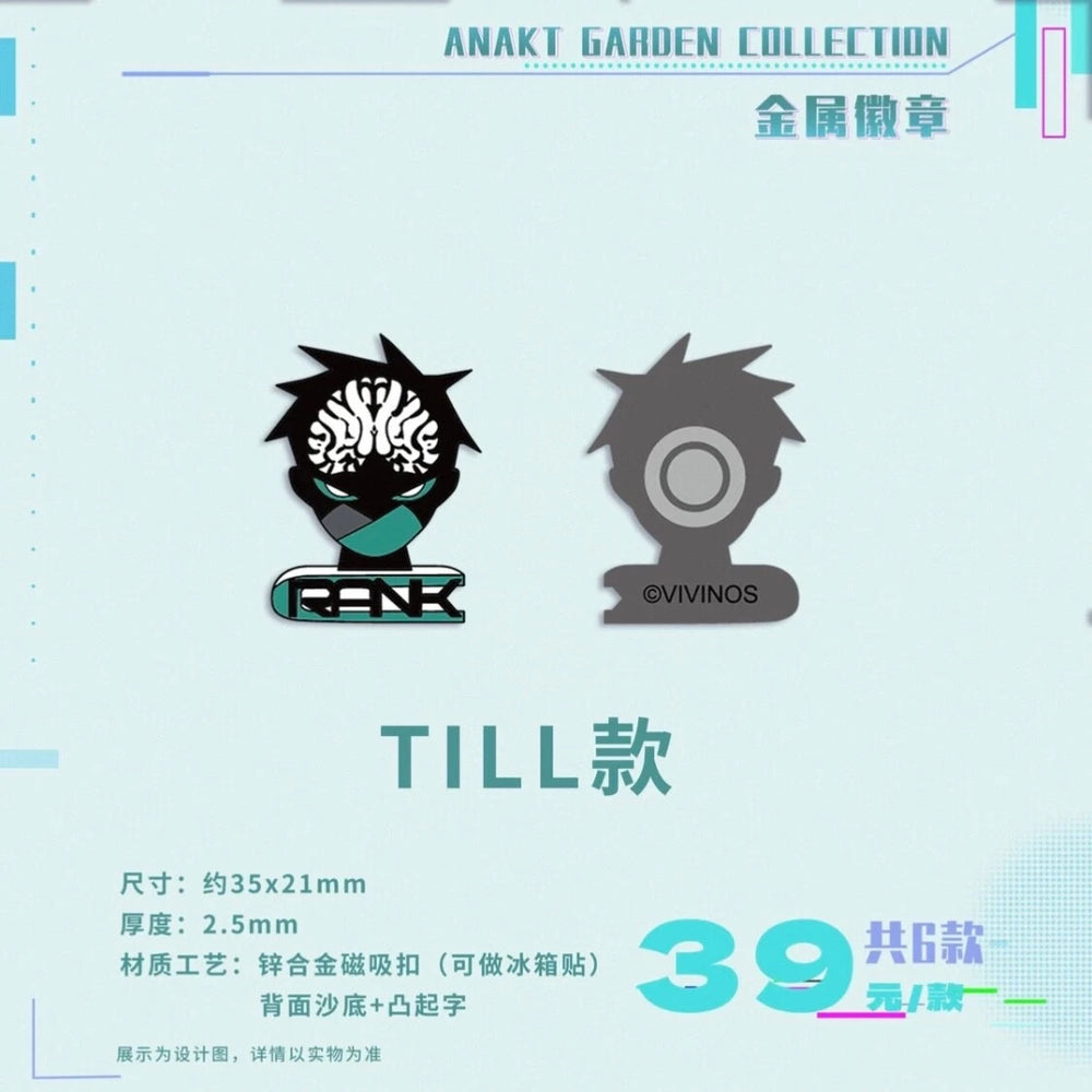 Alien Stage Anakt Garden Collection Metal Badge - Till