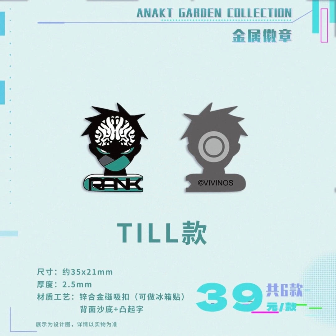Alien Stage Anakt Garden Collection Metal Badge - Till