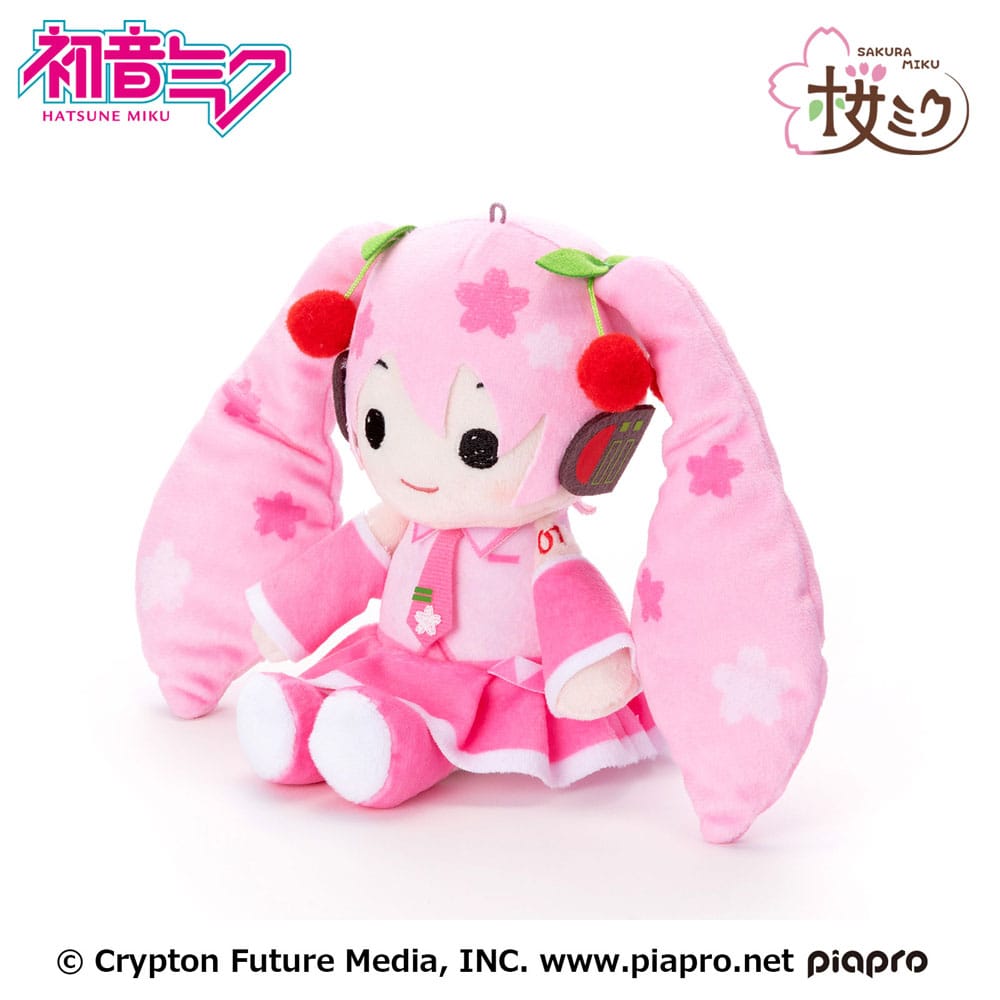 Hatsune Miku Hangingood Plush Figure Sakura Miku 20 cm