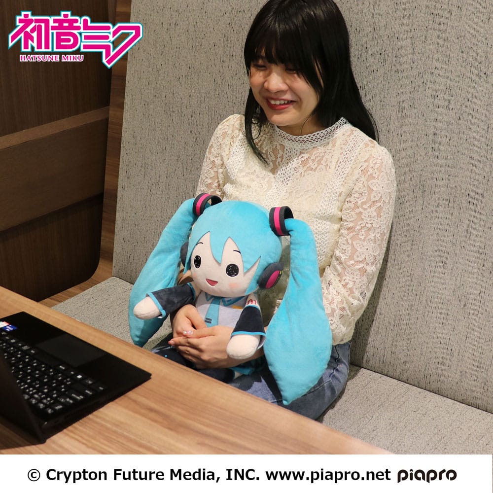 Hatsune Miku Pillowgurumi Plush Figure Miku 44 cm