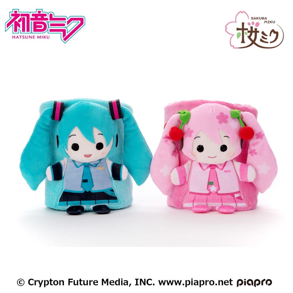 Hatsune Miku Roll-Up Plush Figure Miku 20 x 15 cm