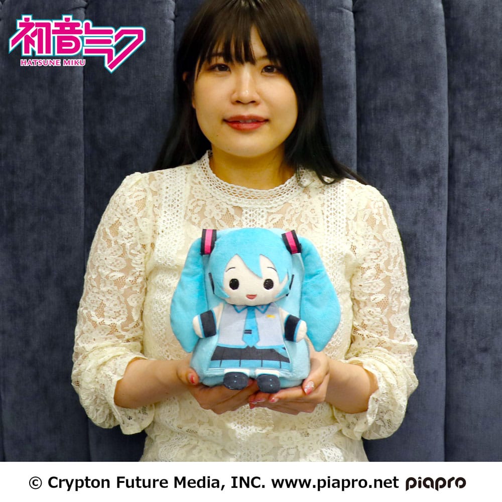 Hatsune Miku Roll-Up Plush Figure Miku 20 x 15 cm