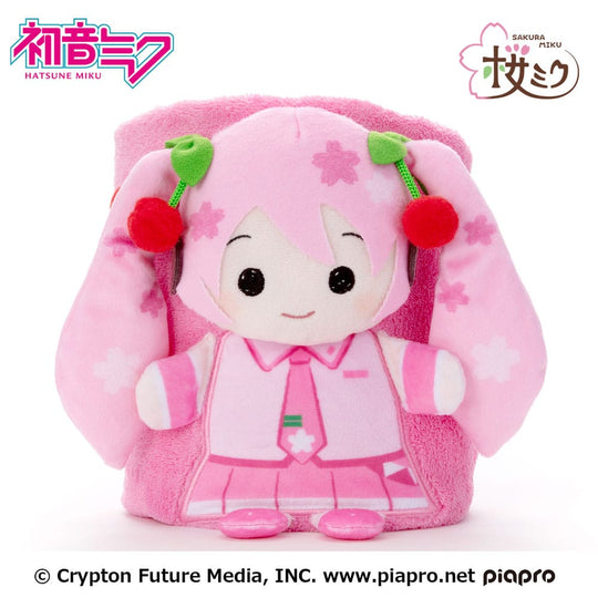 Hatsune Miku Roll-Up Plush Figure Sakura Miku 20 x 15 cm