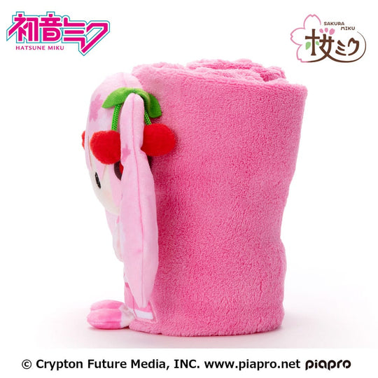 Hatsune Miku Roll-Up Plush Figure Sakura Miku 20 x 15 cm