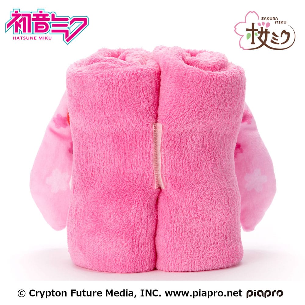 Hatsune Miku Roll-Up Plush Figure Sakura Miku 20 x 15 cm