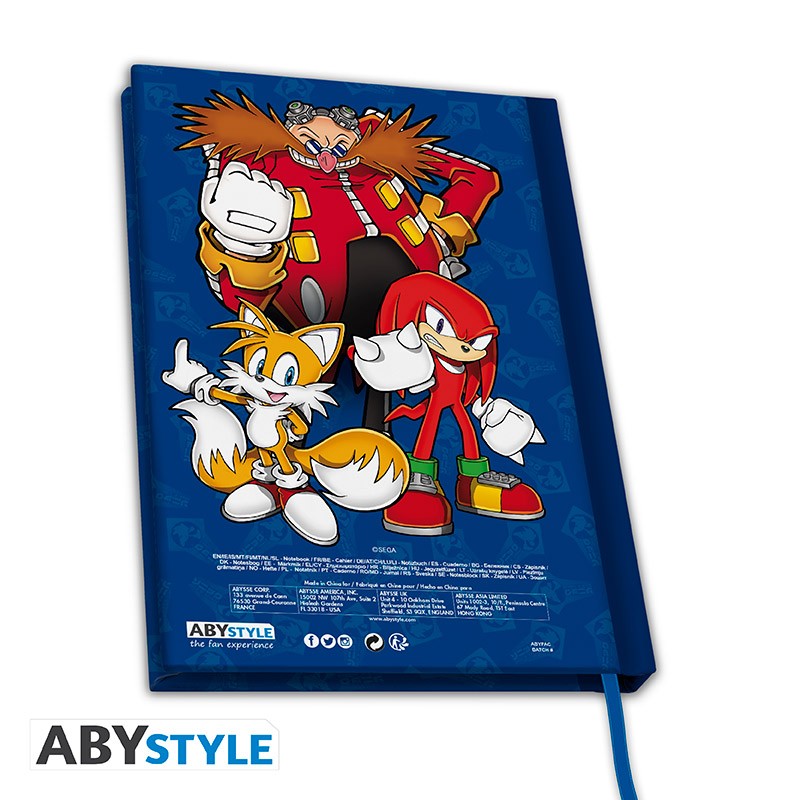 Sonic A5 Notebook "Sonic The Hedgehog"