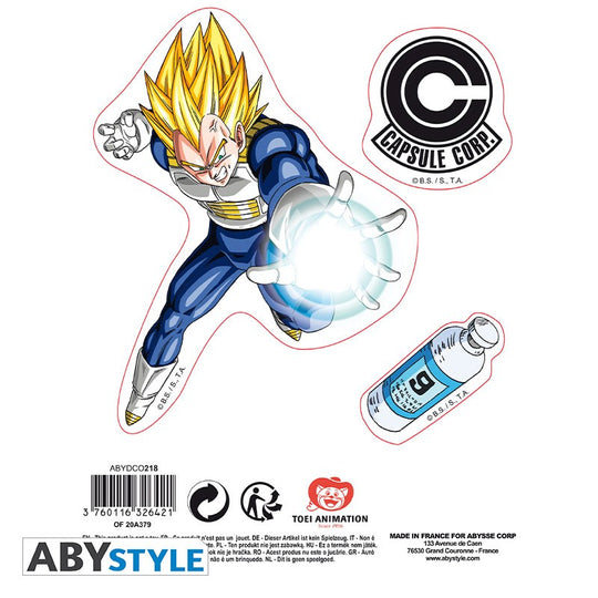 Dragon Ball Stickers 16x11cm/ 2 sheets DBZ/ Goku-Vegeta