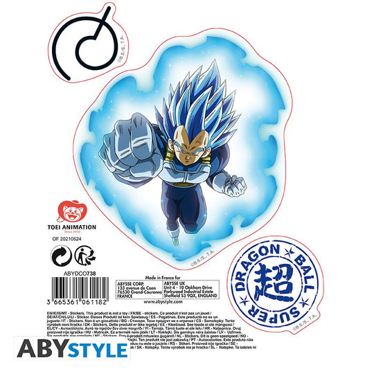 Dragon Ball Super Stickers 16x11cm/ 2 sheets Goku & Vegeta