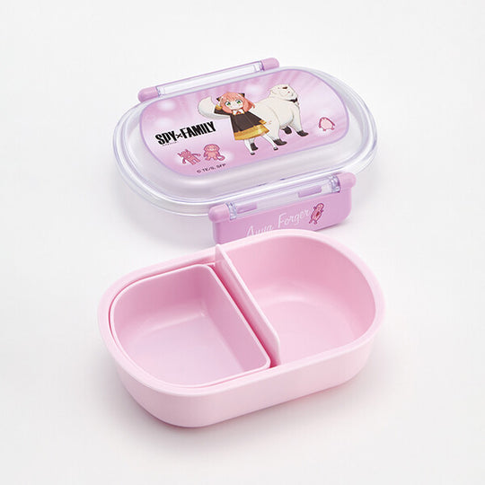 Spy x Family Antibacterial, dishwasher safe, soft lid tight lunch box, oval shape