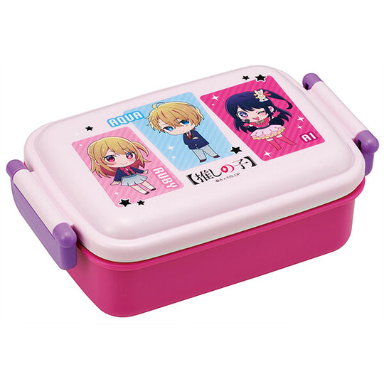 Oshi no Ko Antibacterial Dishwasher safe Soft lid tight lunch box square type