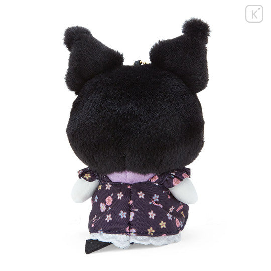 Japan Sanrio Mascot Holder - Kuromi / Flower Dress