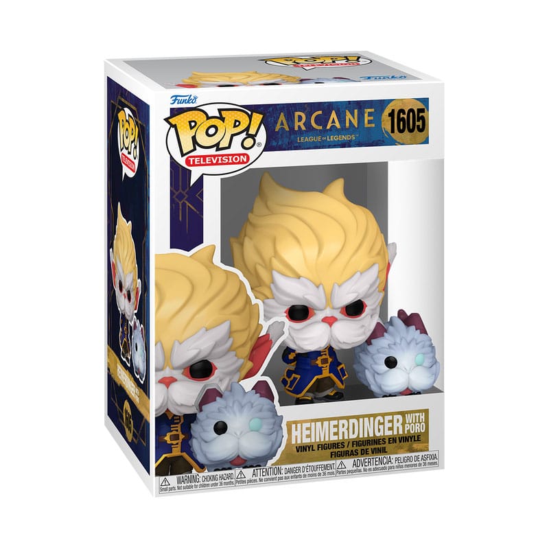 Arcane League of Legends POP! Vinyl Figure Heimerdinger w/Poro 9 cm