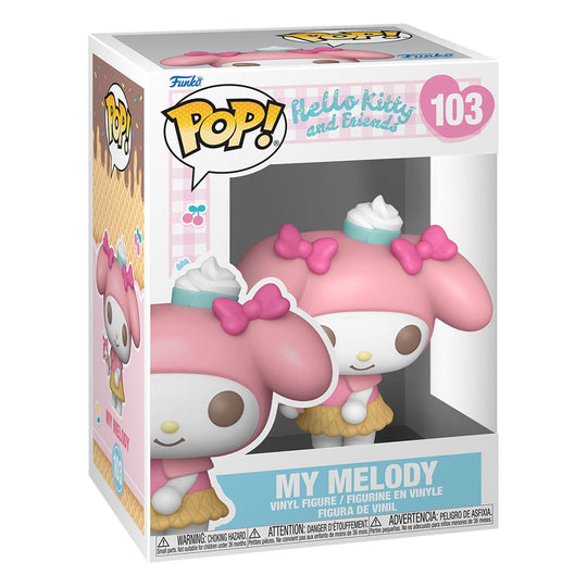 Sanrio POP! Animatsiooni vinüülfiguur Hello Kitty- My Melody (IC) 9 cm