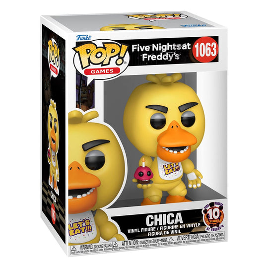 Five Nights at Freddy's POP! Vinilinė figūrėlė 10-mečio jubiliejus - Chica 9 cm