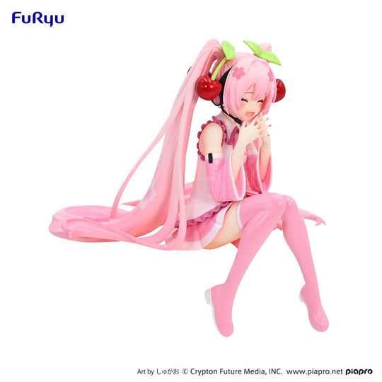 Hatsune Miku Noodle Stopper PVC Statue Sakura Miku 2023 Smile Ver. 12 cm