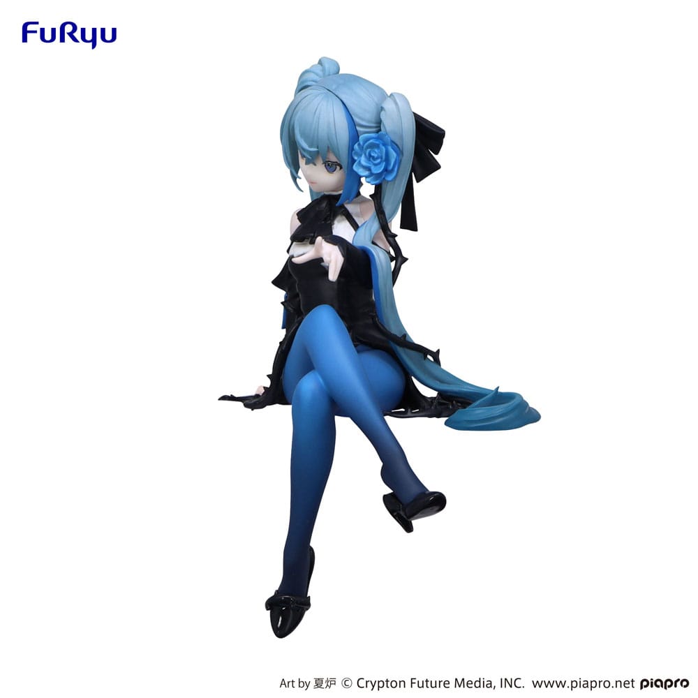 Hatsune Miku Noodle Stopper PVC Statue Blue Rose Ver. 14 cm