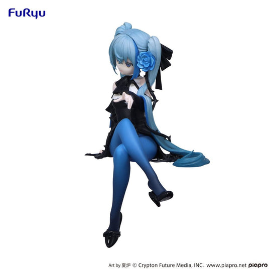 Hatsune Miku Noodle Stopper PVC Statue Blue Rose Ver. 14 cm