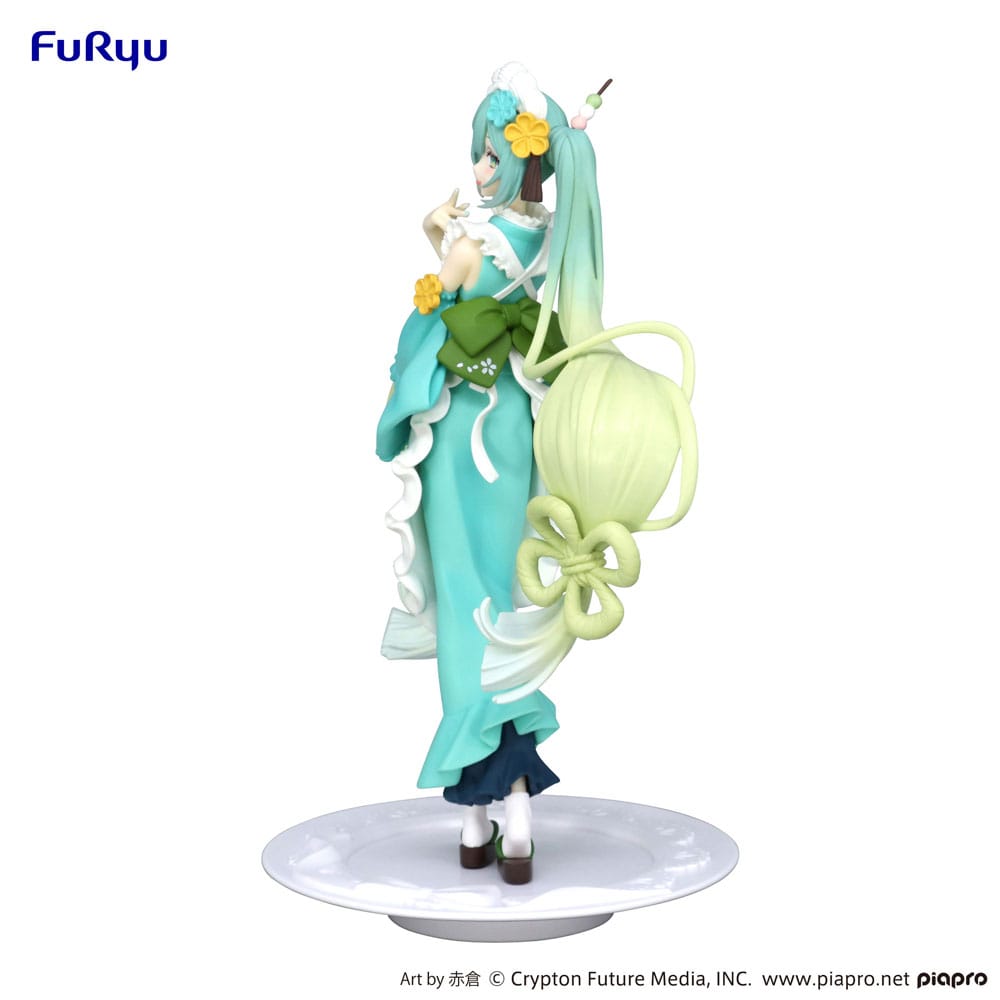 Hatsune Miku Exceed Creative PVC Statue Matcha Green Tea Parfait Mint Ver. 21 cm