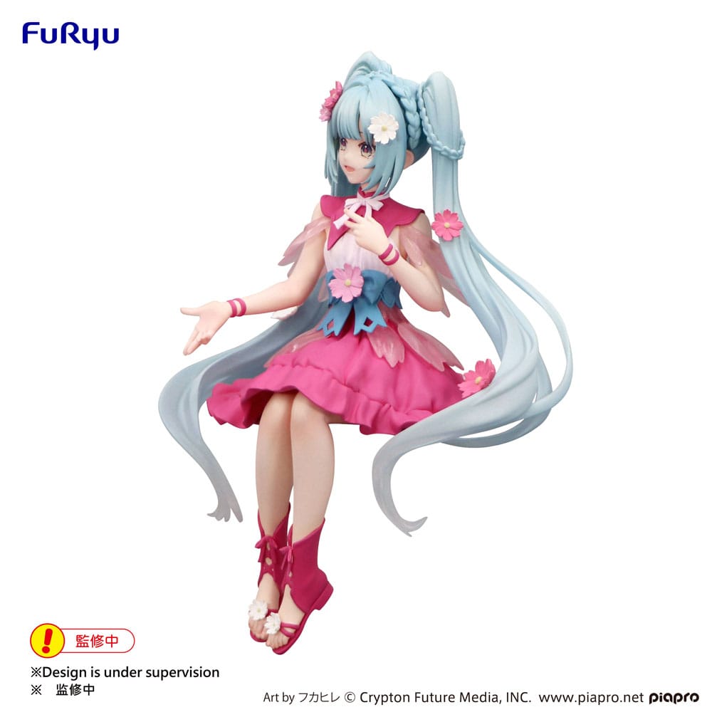 Hatsune Miku Noodle Stopper PVC Statue Flower Fairy Cosmos 14 cm