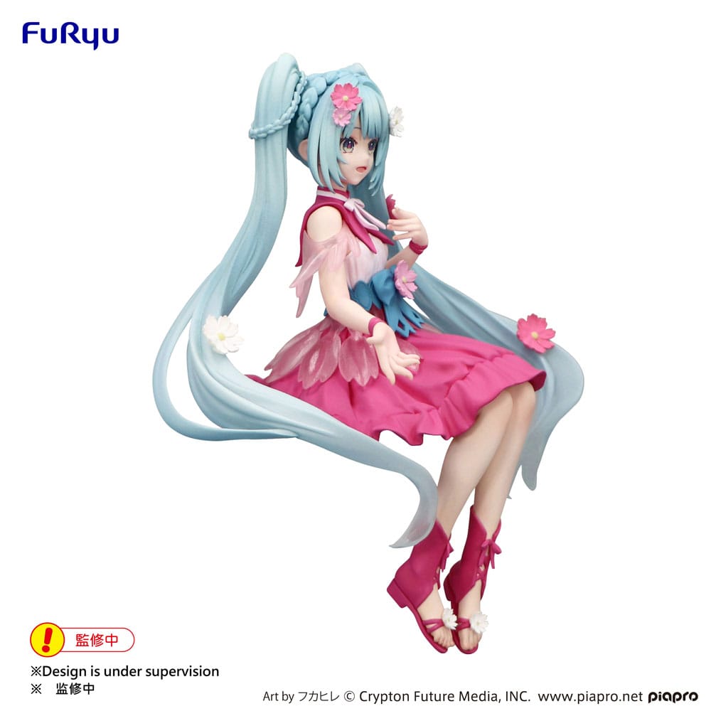 Hatsune Miku Noodle Stopper PVC Statue Flower Fairy Cosmos 14 cm