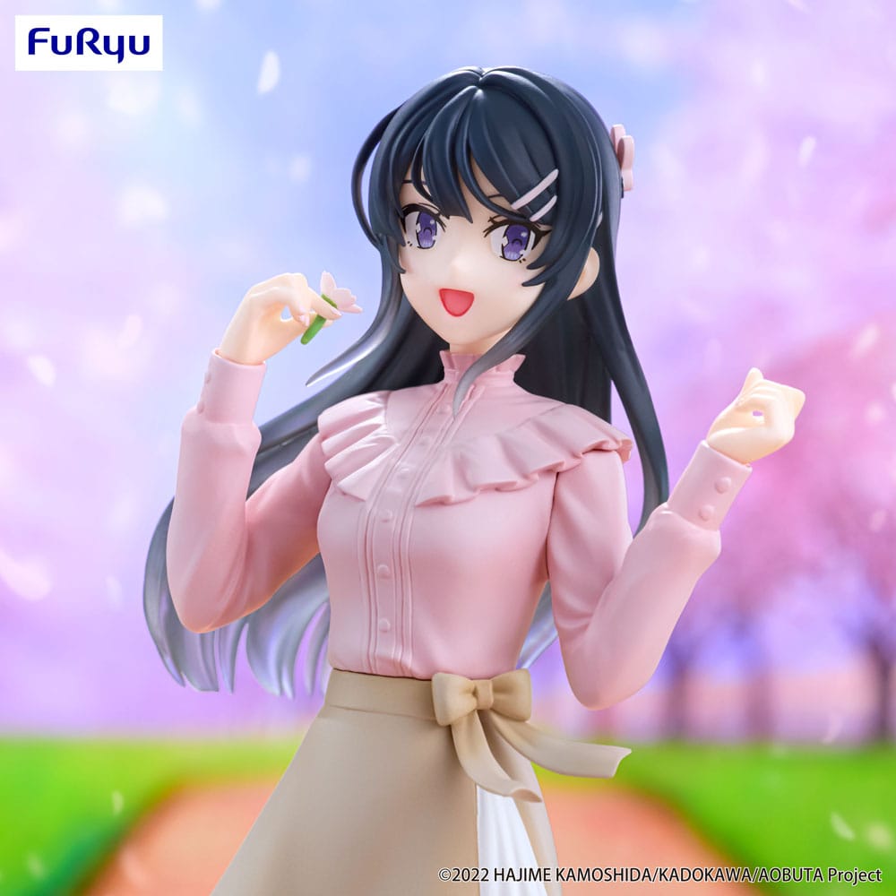 Rascal Does Not Dream of Bunny Girl Senpai Trio-Try-iT PVC kuju Mai Sakurajima Spring Outfit Ver. 21 cm