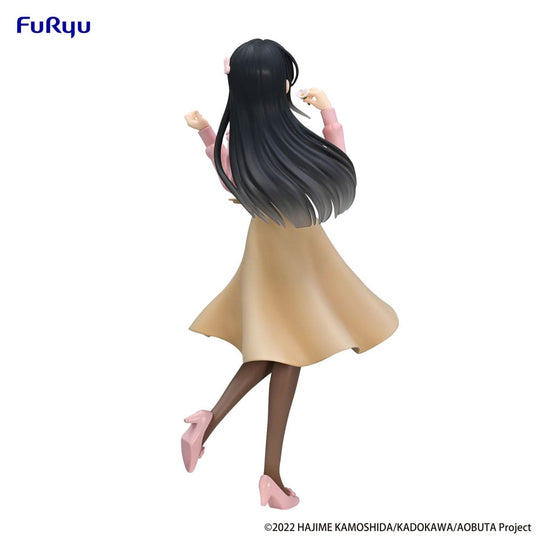 Rascal Does Not Dream of Bunny Girl Senpai Trio-Try-iT PVC kuju Mai Sakurajima Spring Outfit Ver. 21 cm