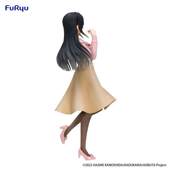 Rascal Does Not Dream of Bunny Girl Senpai Trio-Try-iT PVC kuju Mai Sakurajima Spring Outfit Ver. 21 cm