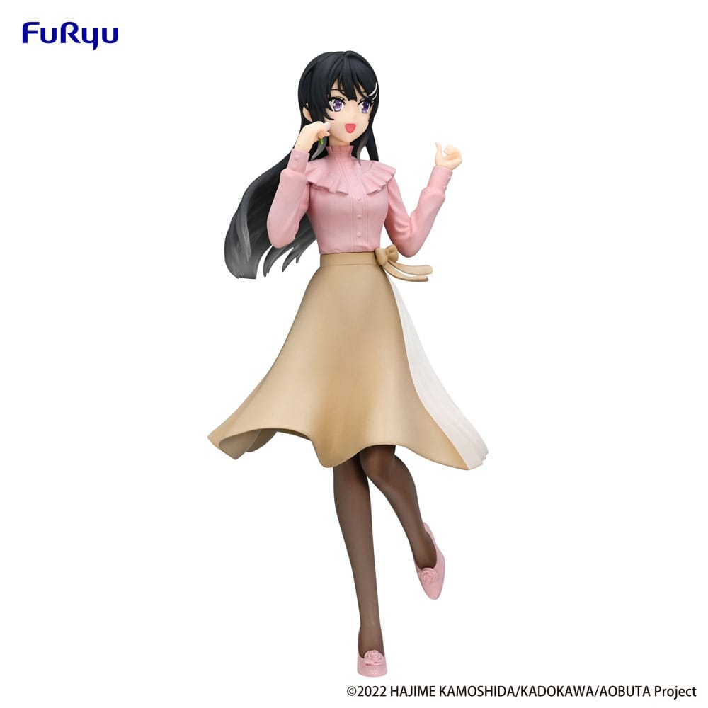 Rascal Does Not Dream of Bunny Girl Senpai Trio-Try-iT PVC kuju Mai Sakurajima Spring Outfit Ver. 21 cm