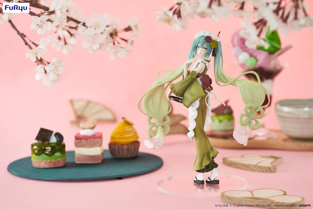 Hatsune Miku Exceed Creative PVC Statue Hatsune Miku Matcha Green Tea Parfait Ver. (re-run) 20 cm