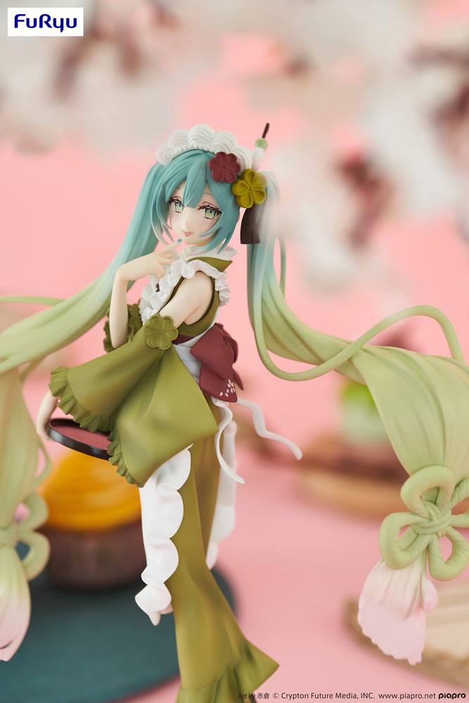 Hatsune Miku Exceed Creative PVC Statue Hatsune Miku Matcha Green Tea Parfait Ver. (re-run) 20 cm