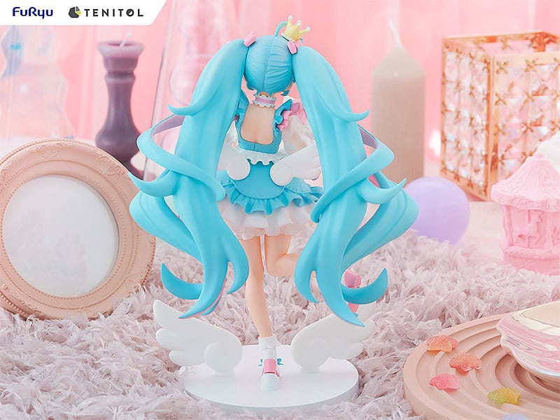 Hatsune Miku Tenitol PVC Statue Yumekawa Princess 21 cm