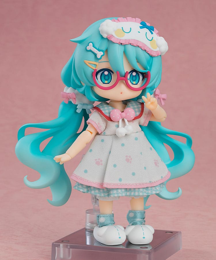 Character Vocal Series 01: Hatsune Miku Nendoroid Doll veiksmo figūrėlė Hatsune Miku: Laisvalaikio apranga ver. 10 cm