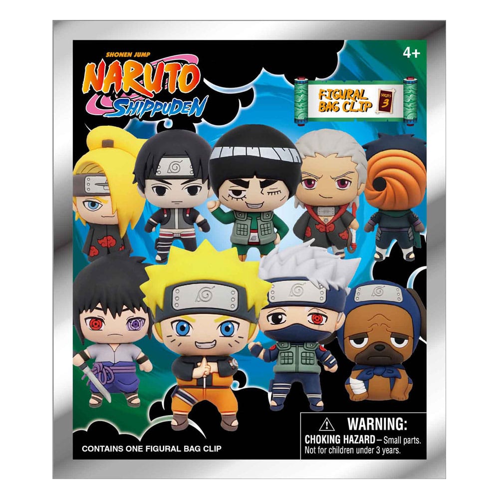 Naruto Shippuden 3D PVC Bag Clips Series 3