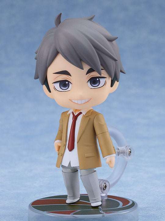 Haikyu!! Nendoroid veiksmo figūrėlė Osamu Miya, mokyklos uniforma, 10 cm