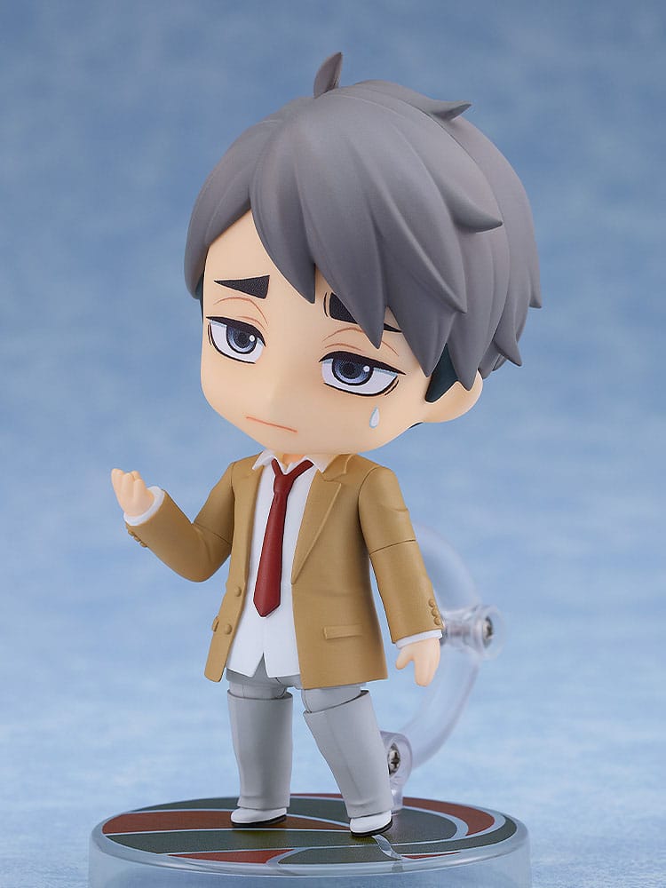 Haikyu!! Nendoroid veiksmo figūrėlė Osamu Miya, mokyklos uniforma, 10 cm