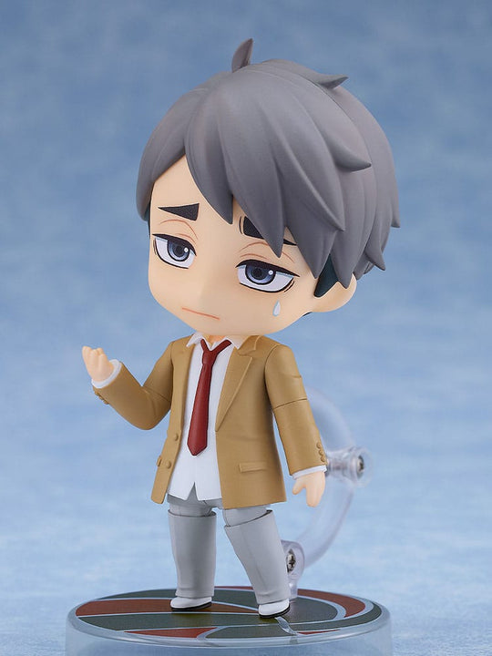 Haikyu!! Nendoroid veiksmo figūrėlė Osamu Miya, mokyklos uniforma, 10 cm
