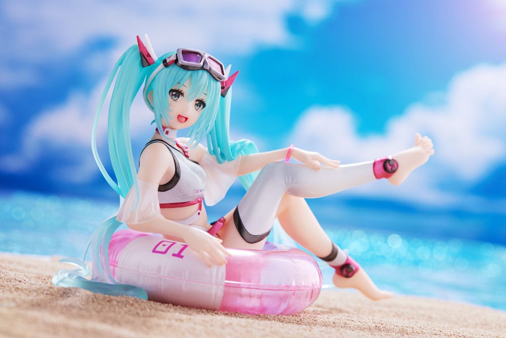 Hatsune Miku Wonderland PVC Statue Aqua Float Girls Figure Hatsune Miku Reissue 18 cm