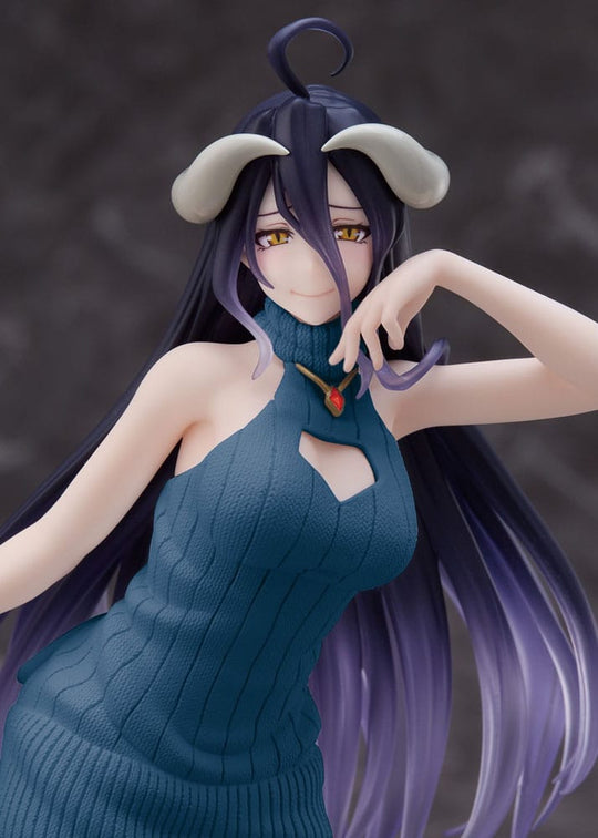 Overlord Coreful PVC Statue Overlord IV AMP Albedo Knit Dress Ver. Renewal Edition