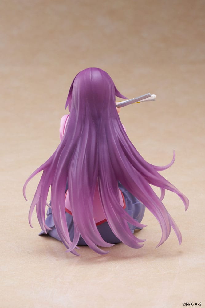 Monogatari PVC Statue Desktop Cute Figure Hitagi Senjougahara 13 cm