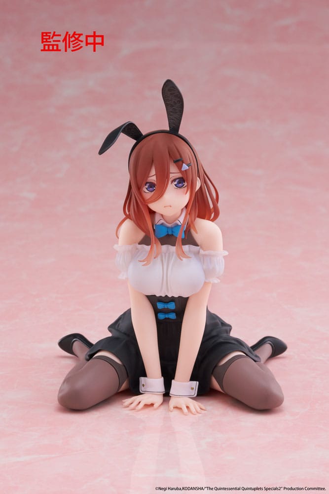 The Quintessential Quintuplets 3 PVC statulėlė stalo miela figūrėlė Miku Nakano (Zuikio versija) 13 cm
