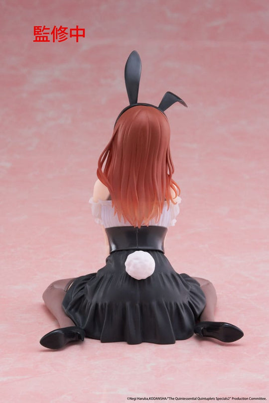 The Quintessential Quintuplets 3 PVC statulėlė stalo miela figūrėlė Miku Nakano (Zuikio versija) 13 cm
