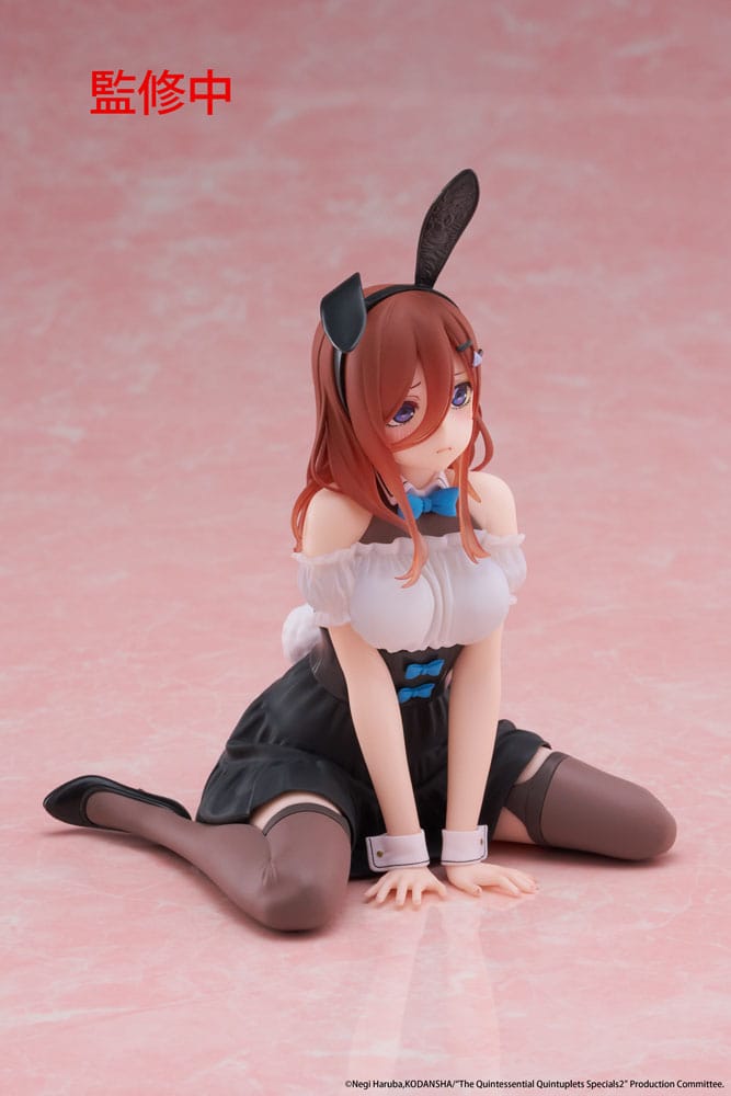 The Quintessential Quintuplets 3 PVC statulėlė stalo miela figūrėlė Miku Nakano (Zuikio versija) 13 cm