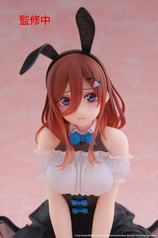 The Quintessential Quintuplets 3 PVC statulėlė stalo miela figūrėlė Miku Nakano (Zuikio versija) 13 cm