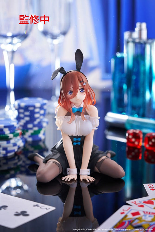 The Quintessential Quintuplets 3 PVC statulėlė stalo miela figūrėlė Miku Nakano (Zuikio versija) 13 cm