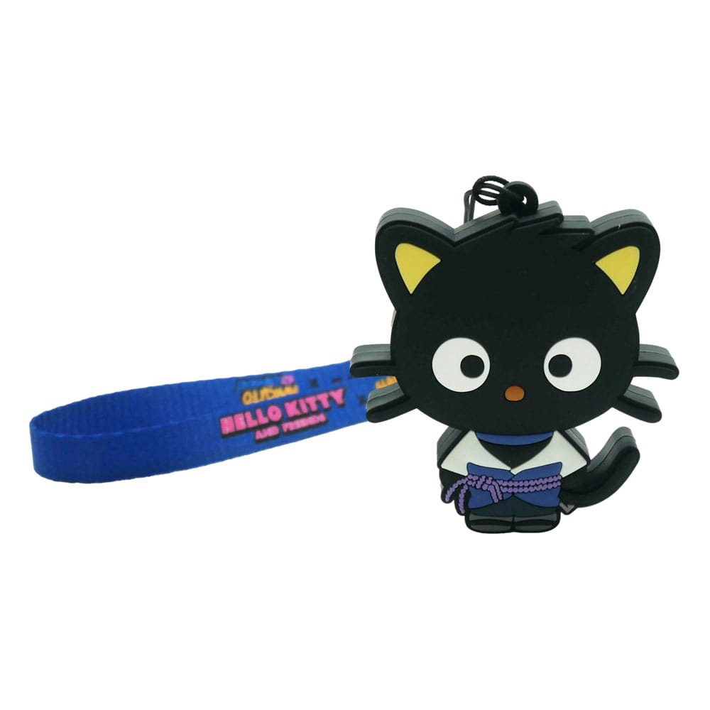 Naruto Shipudden x Hello Kitty PVC Keychain Chococat Sasuke