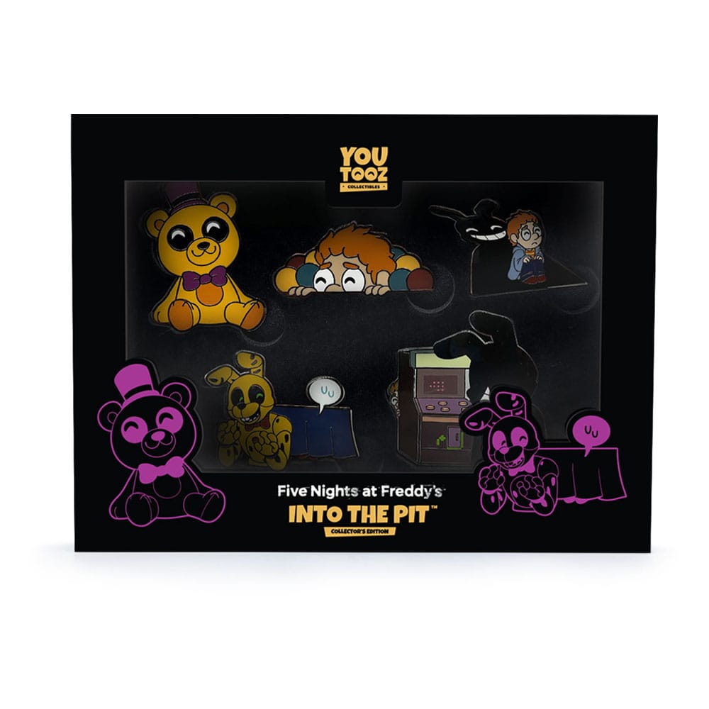 Five Nights at Freddy's Enamel Pins Set Into the Pit 3 cm