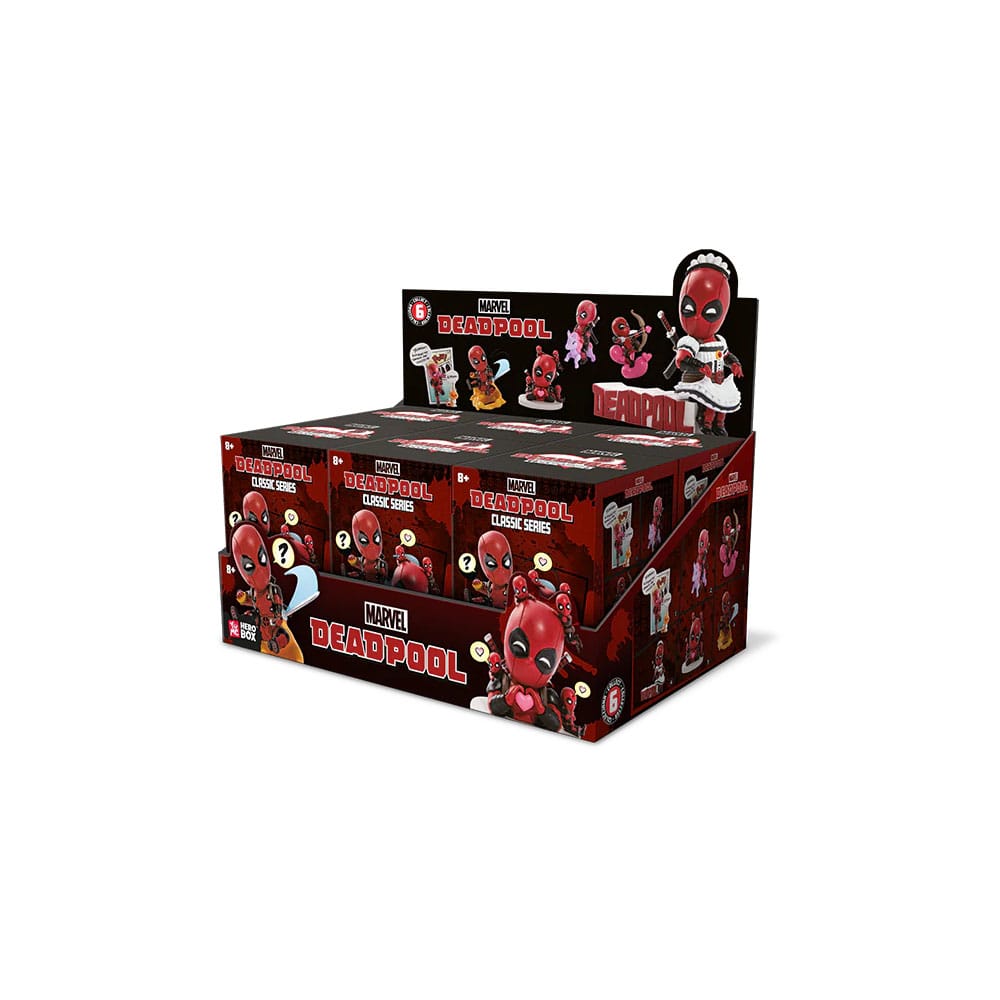 Marvel Hero Box Classic Series Mini Figures Deadpool 8 cm Display